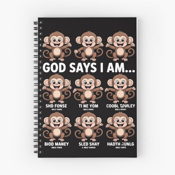 Item preview, God Say I Am Love Monkeys Cute Bible Quotes Cute Monkey Love designed and sold by MuteElevent.