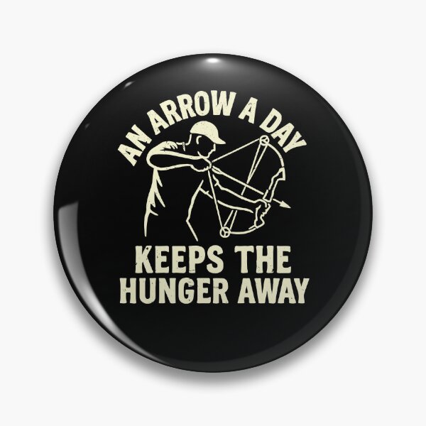 Item preview, An Arrow a Day Keeps the Hunger Away | Funny Bowfishing designed and sold by zakugan.