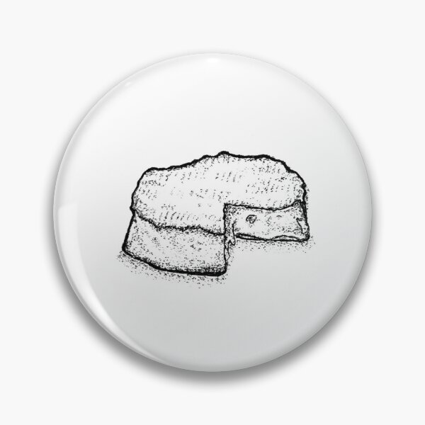 Item preview, Pen and Ink Creamy Brie Cheese Illustration designed and sold by wbhny.