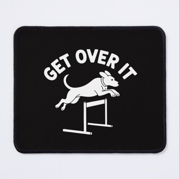 Item preview, Get Over It Jumping Agility Dog designed and sold by MuteElevent.