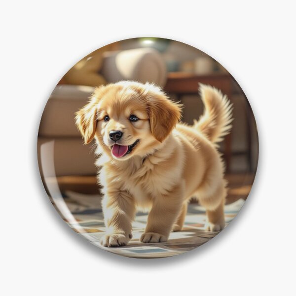 Item preview, Puppy on Newspaper — Cute Dog Art Print designed and sold by WhimsyByPaul.redbubble.com.