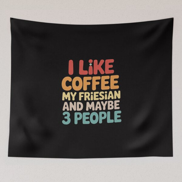 Item preview, Friesian Horse Owner Gift Coffee Lover Quote designed and sold by MuteElevent.