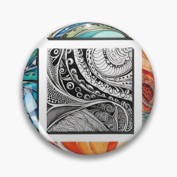 Item preview, Intricate Abstract Pattern Card - Zentangle Meditation Art Collection designed and sold by Darcy'sArtfortheHeart.