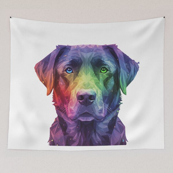 Item preview, Labrador Negro Pop Art Arcoíris designed and sold by bsbd-action.