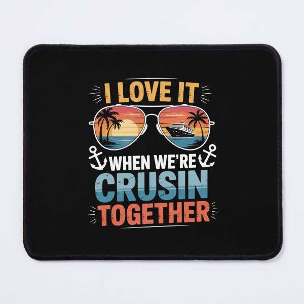 Item preview, Cruisin Together Sunset Cruise Vacation Design designed and sold by Gogetgiggles.