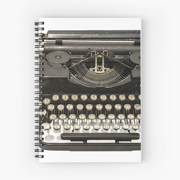 Item preview, vintage typewriter: A striking photograph of a vintage typewriter, complete with classic keys and timeless mechanical charm. designed and sold by PIXEL POP DESIGNS - Beyond the Norm!.