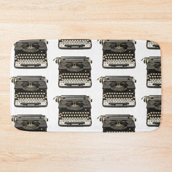 Item preview, vintage typewriter: A striking photograph of a vintage typewriter, complete with classic keys and timeless mechanical charm. designed and sold by PIXEL POP DESIGNS - Beyond the Norm!.