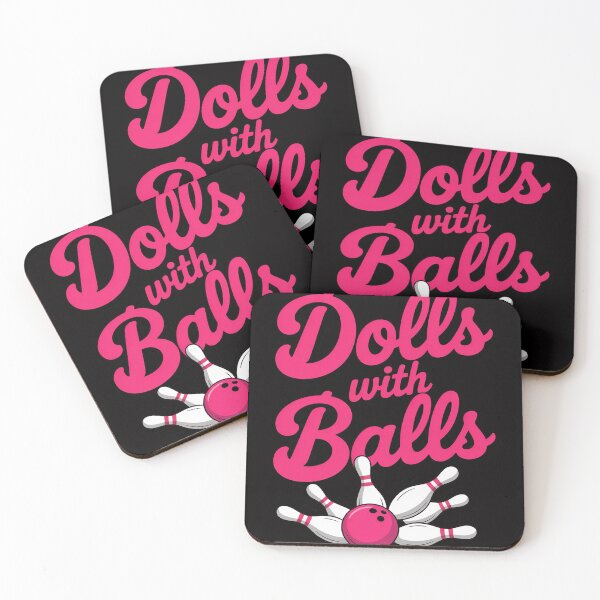 Item preview, Dolls With Balls, Women Girls Bowling Team Name designed and sold by MuteElevent.