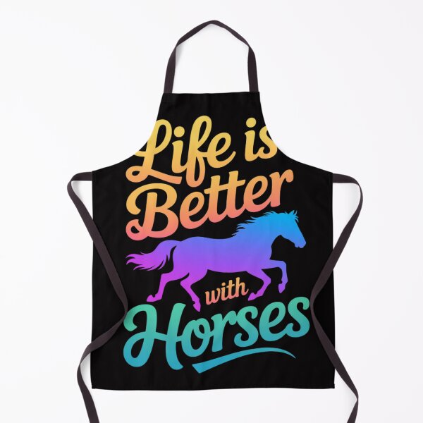 Item preview, Cute Life Is Better With Horses Horseback Riding designed and sold by MuteElevent.