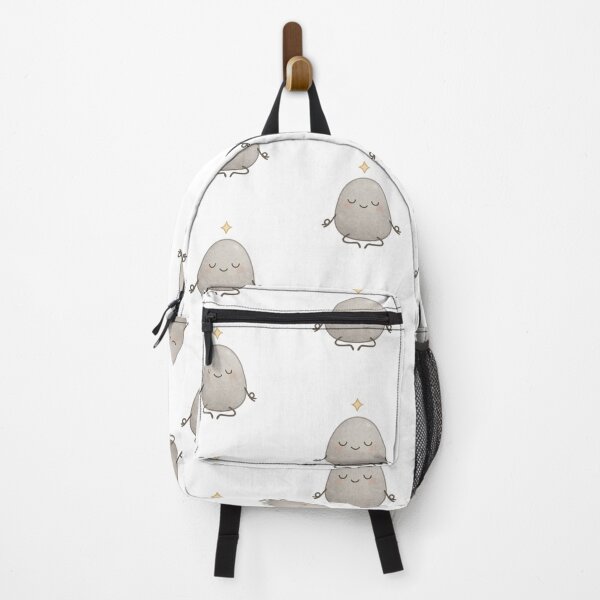 Item preview, Meditating Pebble Friend – Calm Nature Spirit designed and sold by MforMontessori.