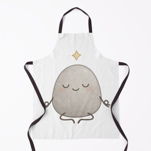 Item preview, Meditating Pebble Friend – Calm Nature Spirit designed and sold by MforMontessori.