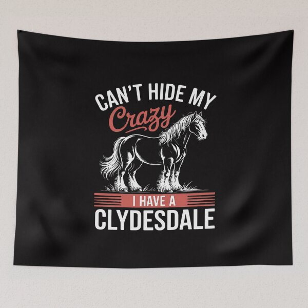 Item preview, Clydesdale Owner Clydesdale Girl Horse Toys Clydesdale Lover designed and sold by MuteElevent.