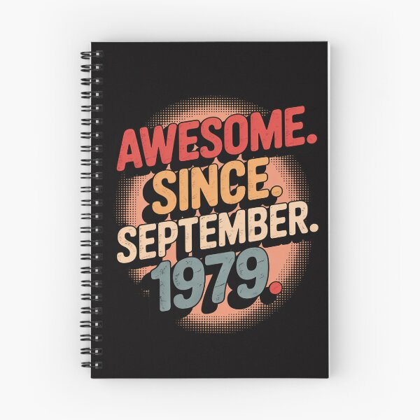 Item preview, Awesome Since September 1979 45th Birthday designed and sold by MuteElevent.