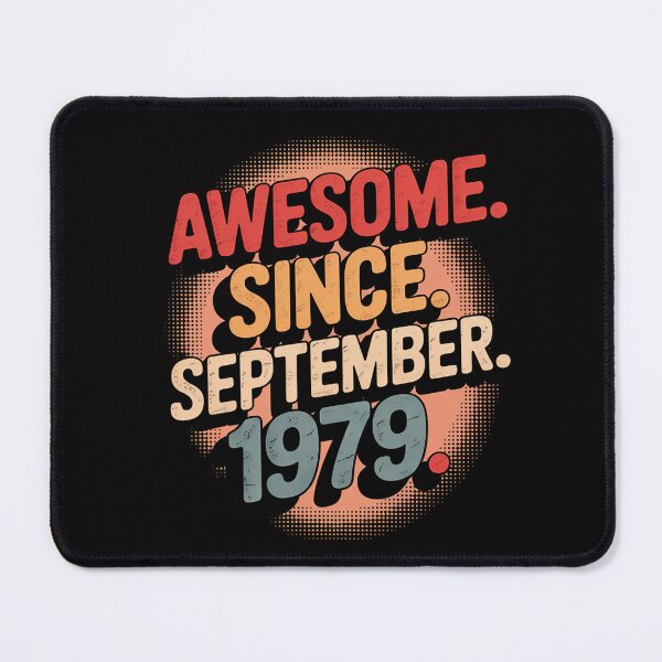 Item preview, Awesome Since September 1979 45th Birthday designed and sold by MuteElevent.