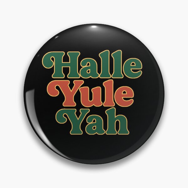 Item preview, Halle Yule Yah – Funny Festive Holiday Pun designed and sold by Humble Threadworks.