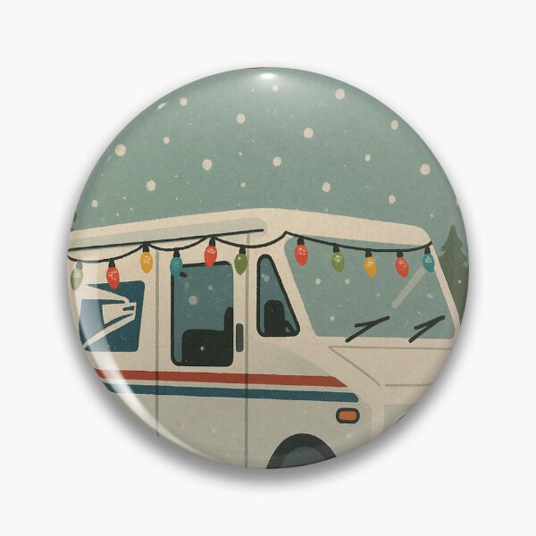 Item preview, LLV Mail Carrier Christmas  designed and sold by Comfortably Unhinged.