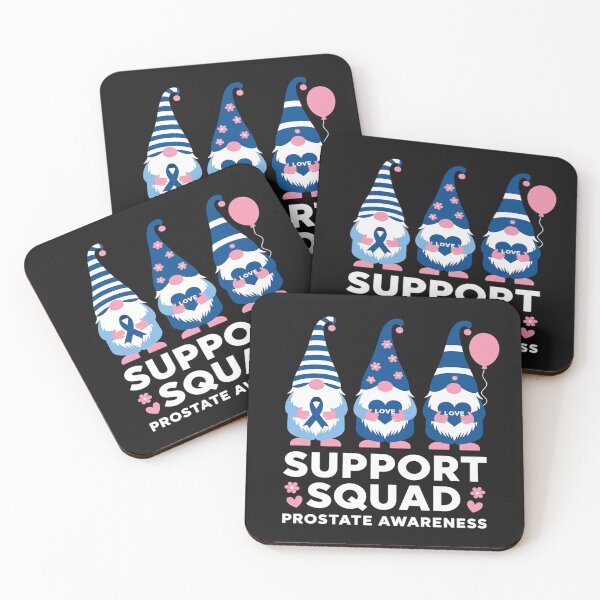Item preview, Support Squad Prostate Awareness Gnome Ribbon Flower Blue designed and sold by Hofersofer.