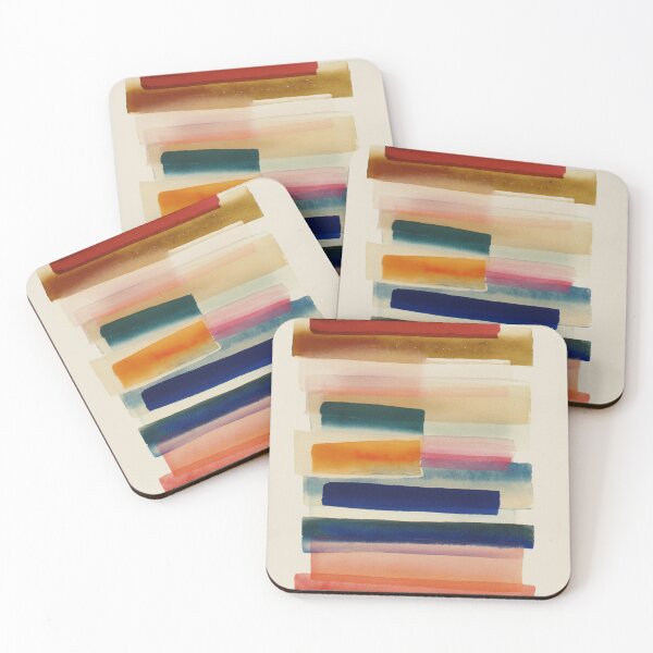 Item preview, Color Block Abstract - Modern Minimalist in Warm and Cool Tones designed and sold by trajeado14.