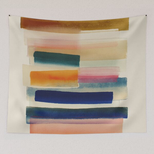 Item preview, Color Block Abstract - Modern Minimalist in Warm and Cool Tones designed and sold by trajeado14.