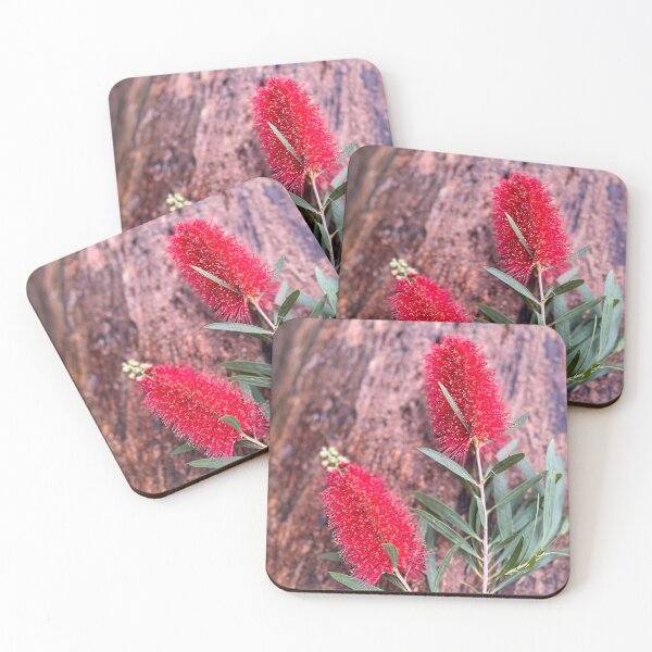 Item preview, Vibrant Red Bottlebrush Bloom designed and sold by Be Captured by Brittany Emma.