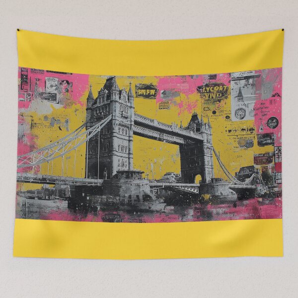 Item preview, Neon Noise Over the River Crossing designed and sold by ArgentoArt.