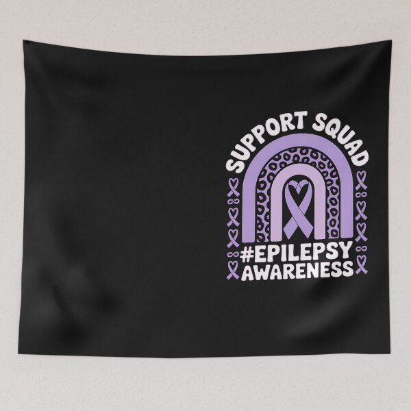 Item preview, Support Squad Purple Ribbon Epilepsy Awareness Month designed and sold by Hofersofer.
