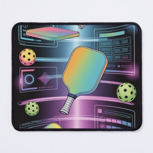 Item preview, Rainbow Gradient Pickleball Data Burst designed and sold by SportsT-Shirts.