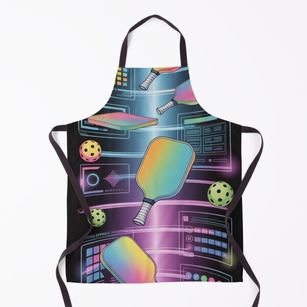 Item preview, Rainbow Gradient Pickleball Data Burst designed and sold by SportsT-Shirts.