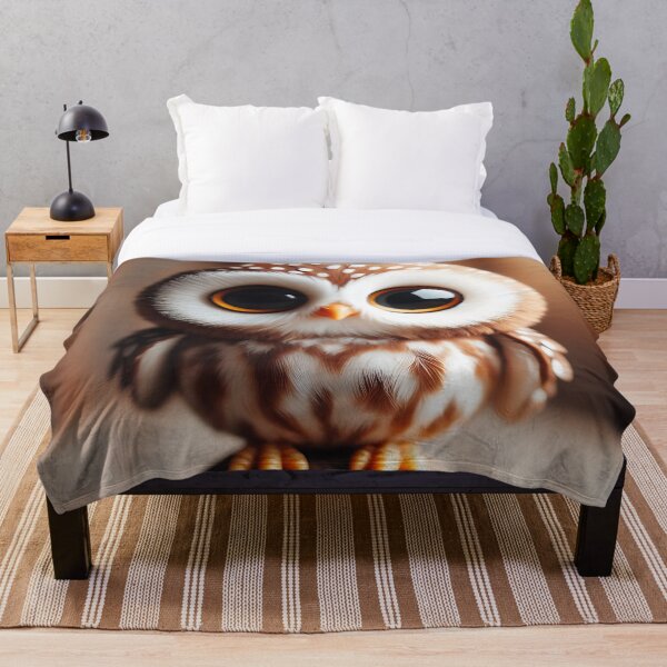 Item preview, Perched Wonder — Whimsical Little Owl designed and sold by Aeboz Studio.