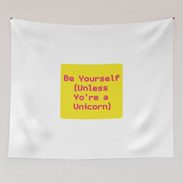 Item preview, Be Yourself Unless You're a Unicorn - Funny Unicorn Quote Sticker designed and sold by Greemo03.