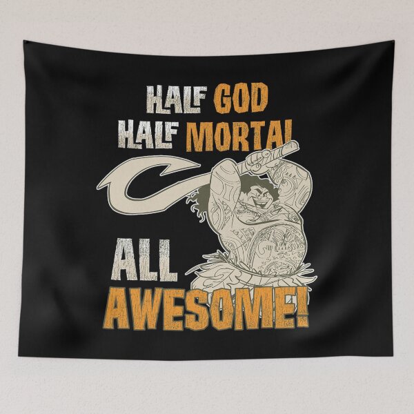 Item preview, Maui Tribal Warrior Art – Half God Half Mortal Inspired Design designed and sold by BaileJavo.
