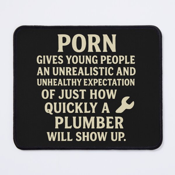 Item preview, Unrealistic Plumber Expectations — Funny Adult Humor Shirt designed and sold by Laughprints.