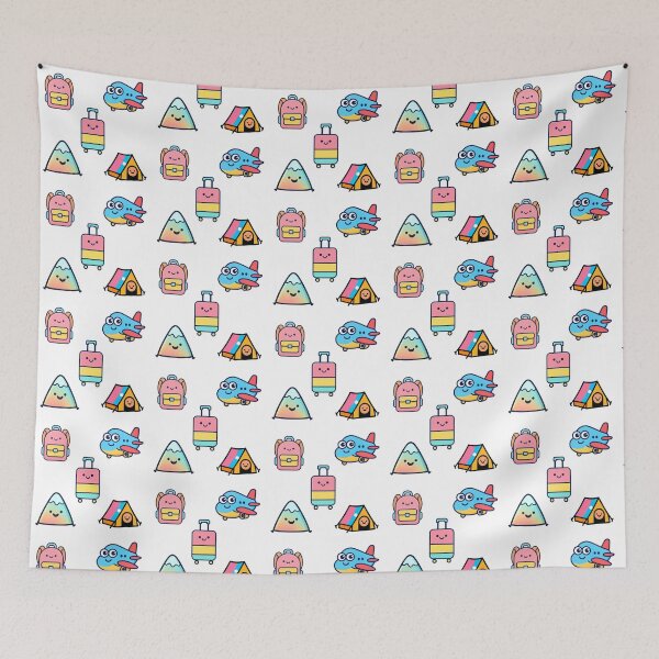 Item preview, Travel Adventure Kawaii Stickers Bundle (5 Pack) designed and sold by VibranPalette.