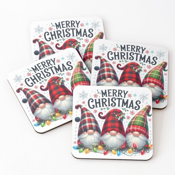 Item preview, Merry Christmas Gnomes with Christmas Lights designed and sold by Lbeck1869.
