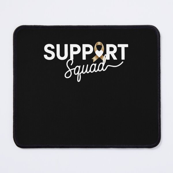 Item preview, Support Squad Survivor Warrior Gold Ribbon Childhood Cancer Raglan designed and sold by Hofersofer.