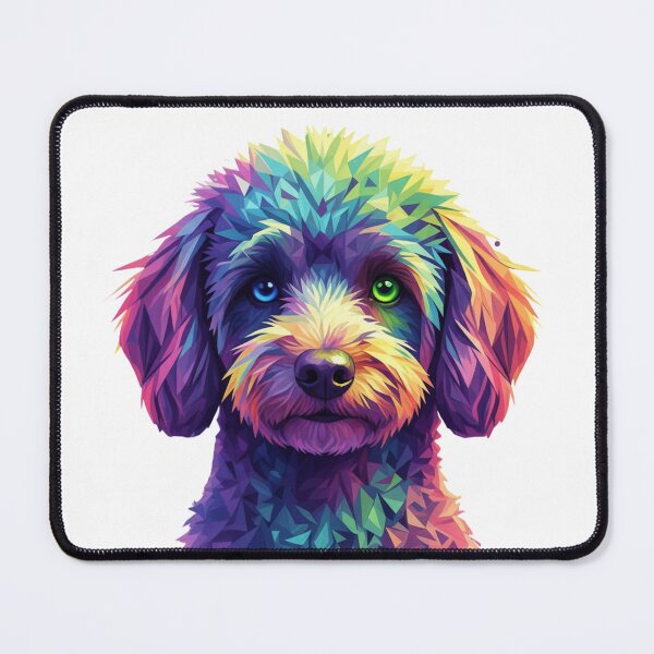 Item preview, Caniche Toy / Maltipoo Pop Art Arcoíris designed and sold by bsbd-action.