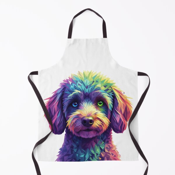 Item preview, Caniche Toy / Maltipoo Pop Art Arcoíris designed and sold by bsbd-action.