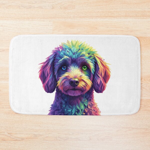 Item preview, Caniche Toy / Maltipoo Pop Art Arcoíris designed and sold by bsbd-action.