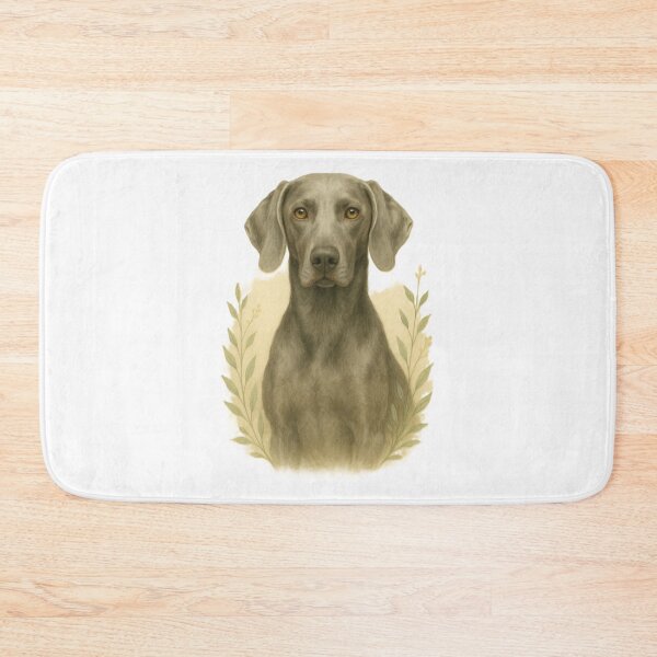 Item preview, Silver Weimaraner Serenity designed and sold by TheJoyfulPen.