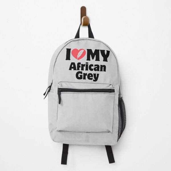 Item preview, Heart Icon Simple Typography I Love My African Grey designed and sold by LoviqueLab.