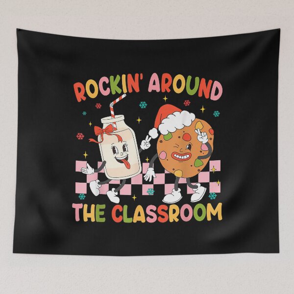 Item preview, Rockin' Around The Classroom Christmas Cookie Teacher Kids designed and sold by merlinnears.