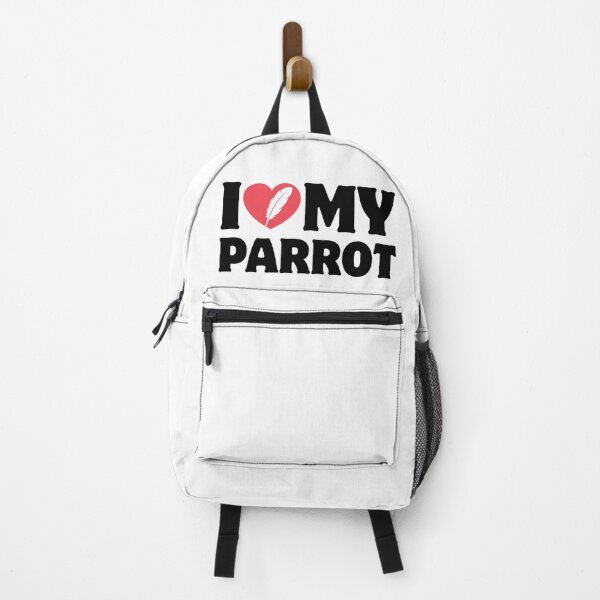 Item preview, Heart Icon Simple Typography I Love My Parrot designed and sold by LoviqueLab.