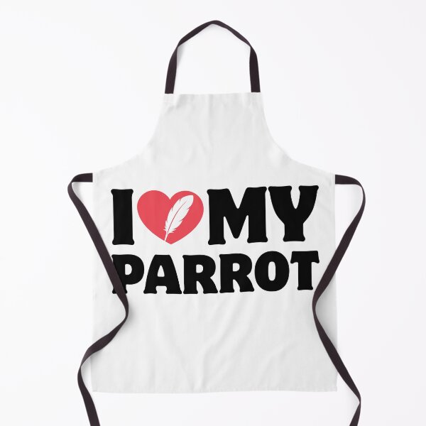 Item preview, Heart Icon Simple Typography I Love My Parrot designed and sold by LoviqueLab.