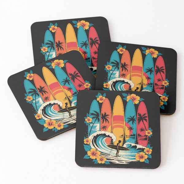 Item preview, Surfboarder Hawaii Wave Surfing Beach Surfer designed and sold by Hofersofer.