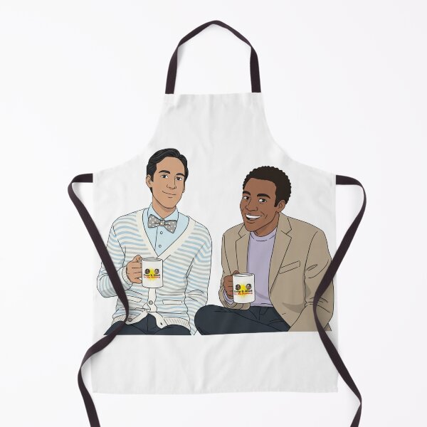 Item preview, Troy and Abed in the Morning! Community TV Show Fan Art Illustration designed and sold by Greemo03.
