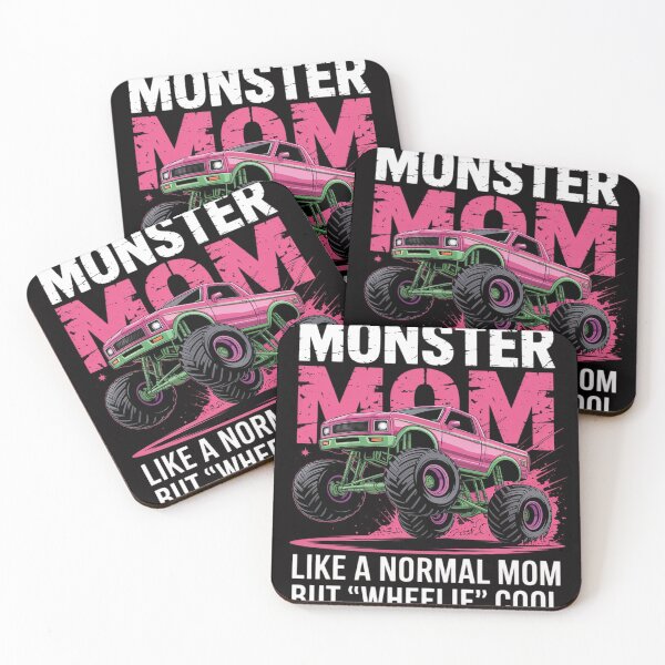 Item preview, MONSTER Truck MOM Like Normal Mama But Wheelie Cool designed and sold by CareTopping.