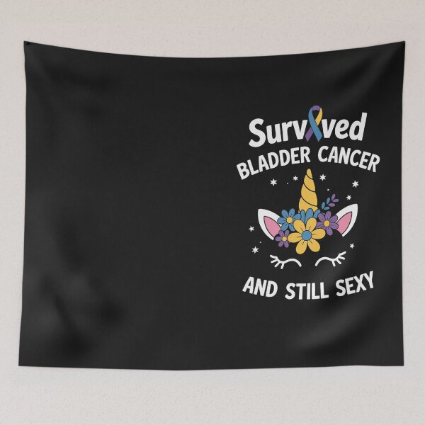 Item preview, Survived Bladder Cancer And Still Sexy Quote Unicorn Face designed and sold by Hofersofer.