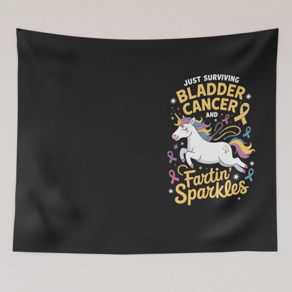 Item preview, Surviving Bladder Cancer Farting Unicorn Funny Quote Gift designed and sold by Hofersofer.