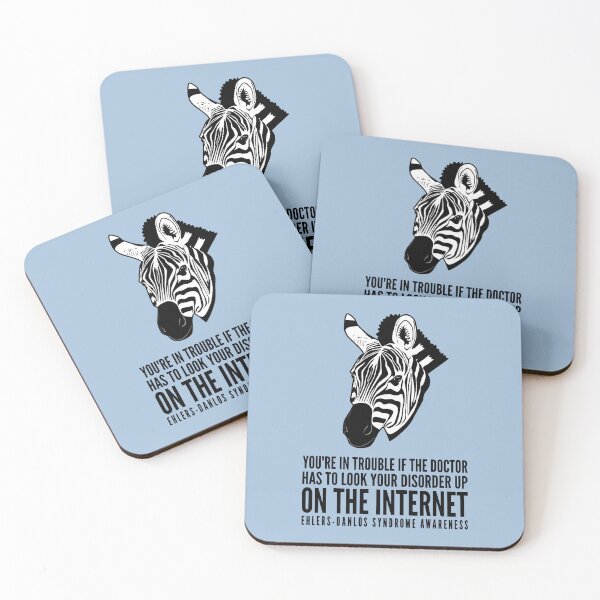 Item preview, Funny Ehlers-Danlos Syndrome Zebra Doctor Quote designed and sold by Designs by Jesabee.