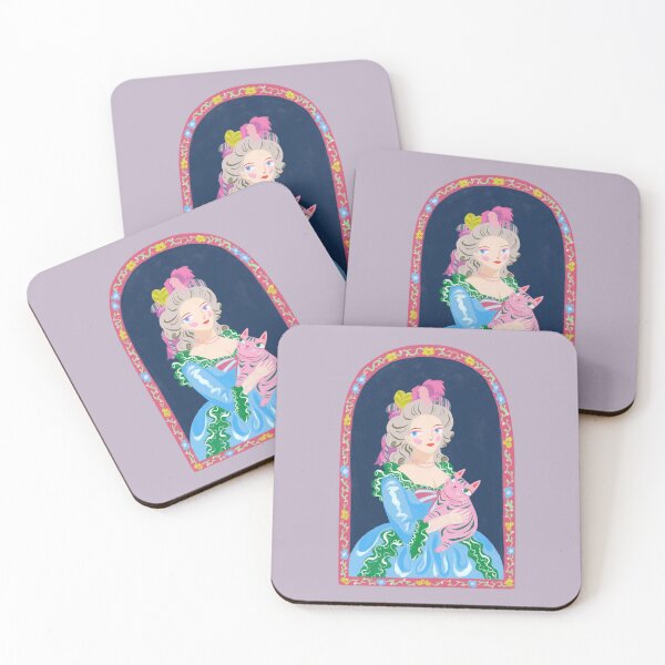 Item preview, Marie-Antoinette and a Cat designed and sold by Jocelyn Kao Illustration.